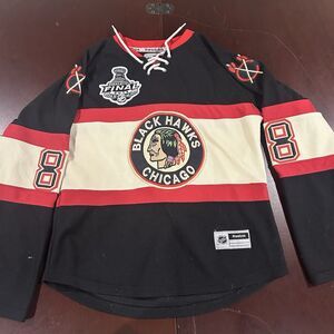 Chicago Blackhawks #88 Kane Reebok Women’s Small 2013 Stanley Cup Final Jersey